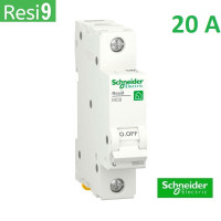 Автоматический выключатель 1Р 20А, C, 6кА, Schneider Electric RESI9 (R9F12120)